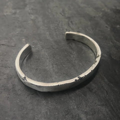 DTLA Cuff in Oxidized Silver