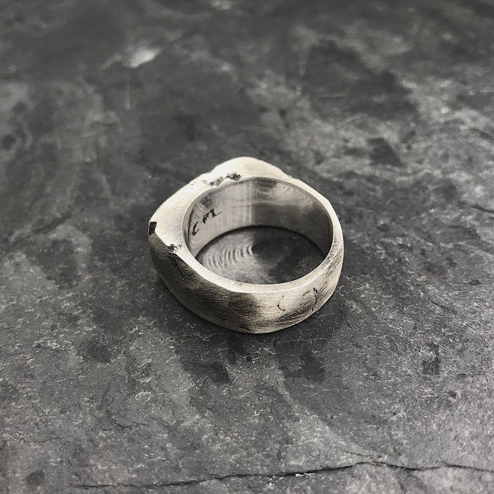 Plata Negra Signet in Oxidized Silver