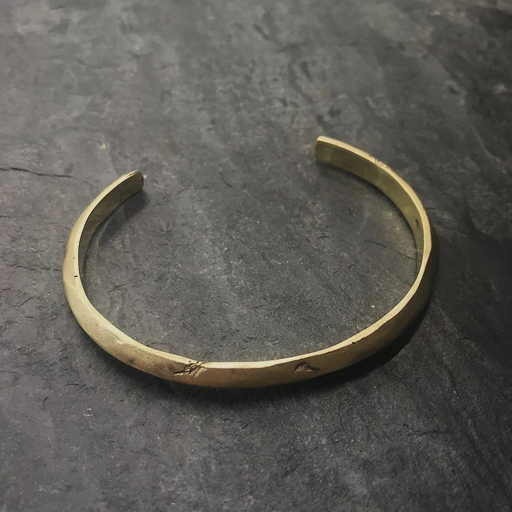 Cairo Cuff in Antiqued Brass