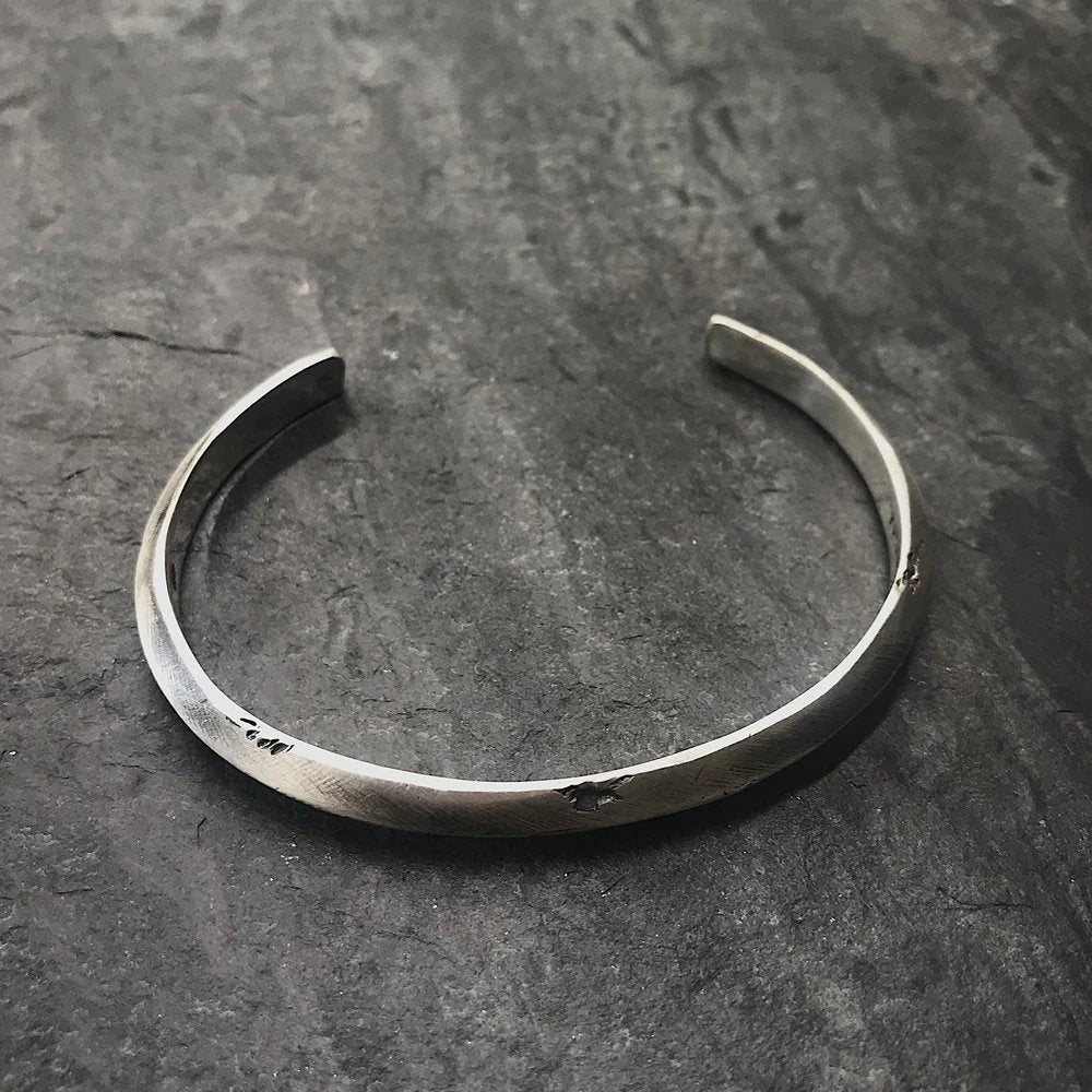 Cairo Cuff in Oxidized Silver