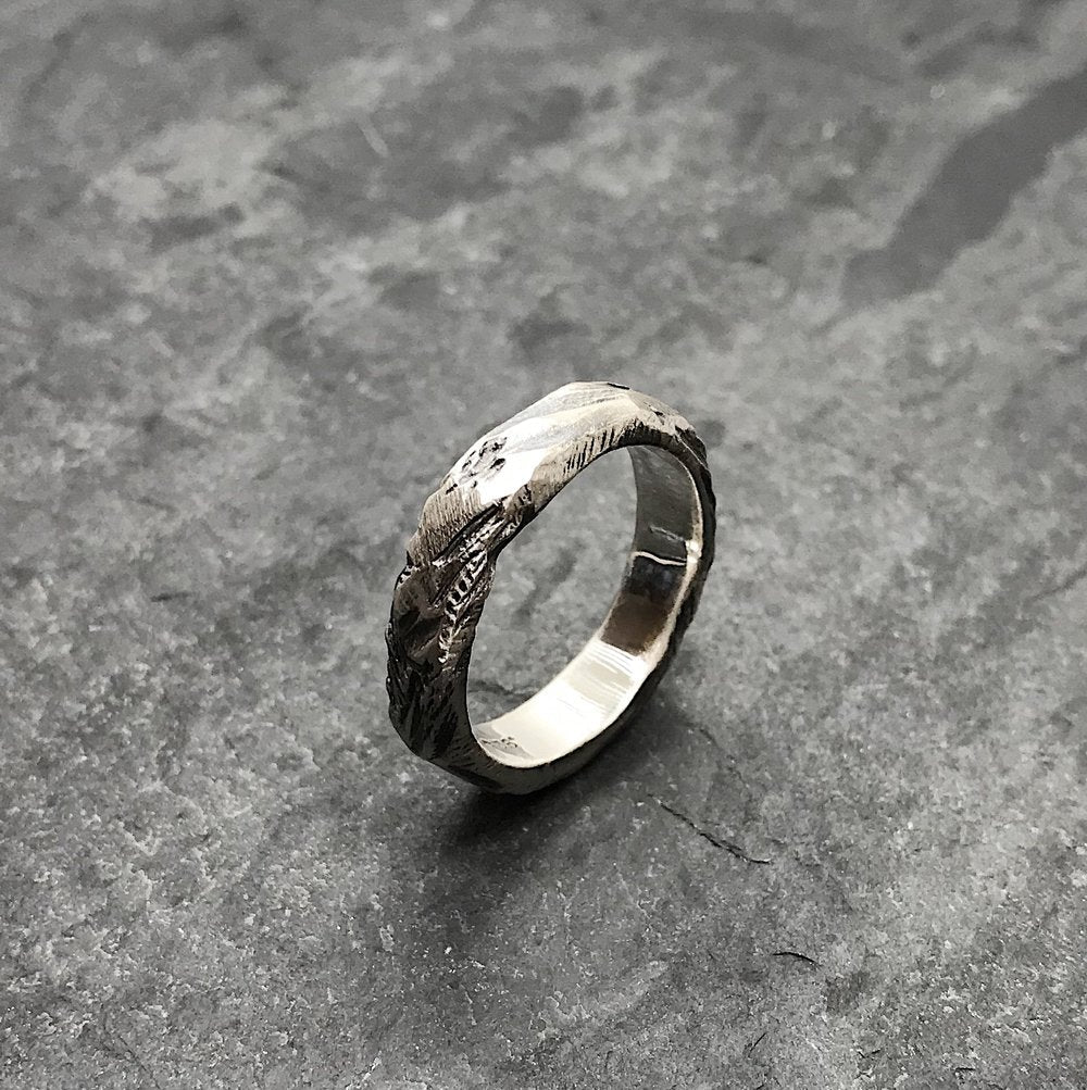 Etched Stacker Ring