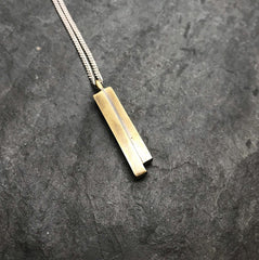 The Unity Pendant in Brass