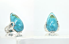 Sky Horse Originals Teardrop Turquoise Silver Ring